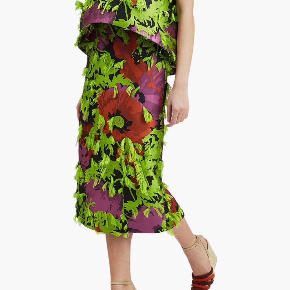 La Double J Pencil Skirt in Wonderland Fil Coupe